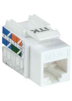 ITK Модуль Keystone Jack кат.5E UTP 110 IDC 90град