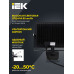 Прожектор СДО 06-50Д светодиодный черный с ДД IP54 6500K IEK