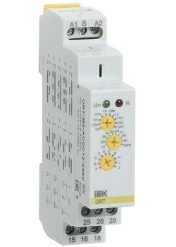 Реле времени ORT многофункциональное 2 контакта 12-240В AC/DC IEK