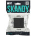 SKANDY Выключатель 3-клавишный 10А SK-V11G графит IEK