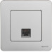 INSPIRIA Розетка компьютерная RJ45 категория 6 UTP алюминий