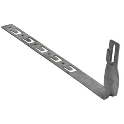 Держатель проводника круглого 6-8мм черепичная кровля скрученный L=330мм оцинкованная cталь TD IEK