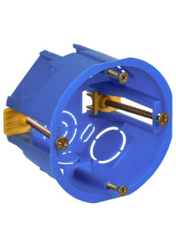 Коробка установочная СЗ для полых стен D=68х45мм (пластиковые лапки) GENERICA