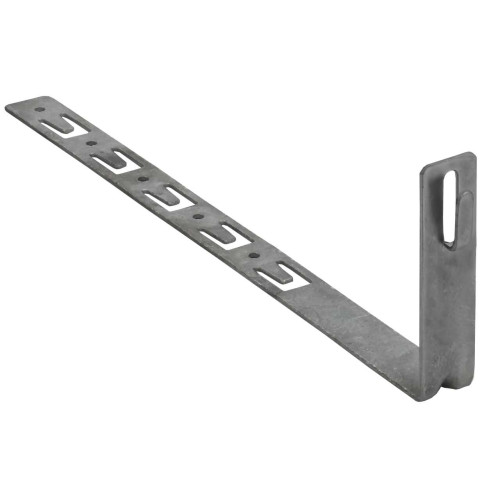 Держатель проводника круглого 6-8мм черепичная кровля с крючком L=415мм оцинкованная cталь TD IEK