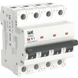 ARMAT Автоматический выключатель M06N-DC 4P K 1А IEK