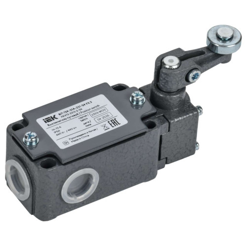 Выключатель путевой ВП 15К-21А-231-54 У2.3 рычаг с роликом прямого действия IEK