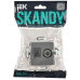 SKANDY Розетка двойная TV+RJ45 кат.6 SK-A15Gr серый IEK