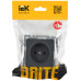 BRITE Розетка 1-местная без заземления с защитными шторками 10А РСш10-2-БрГ графит IEK