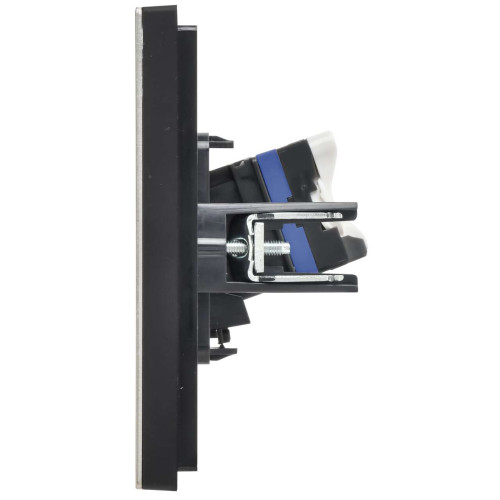 FORTE&PIANO Розетка компьютерная RJ45 кат.6 FP631M металл шампань IEK