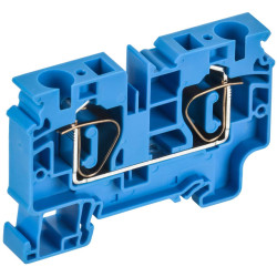 ARMAFIX Клемма пружинная CX10 BU 10мм2 проходная синяя IEK