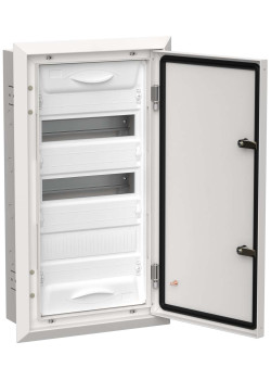 TITAN 5 Корпус металлический ЩРв-36 (1х36) 630х365х130мм IP31 белый (одна дверь) IEK