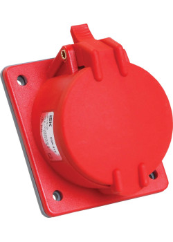 MAGNUM Розетка встраиваемая ССИ-425 32А-6ч/200/346-240/415В 3P+PE+NIP44 IEK