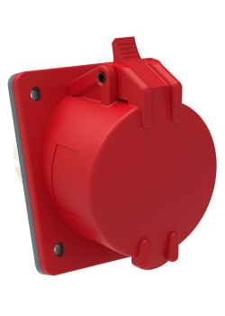 MAGNUM Розетка встраиваемая ССИ-424 32А-6ч/380-415В 3P+PE IP44 IEK