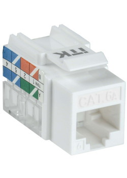 ITK Модуль Keystone Jack кат.6A UTP 110 IDC 90град