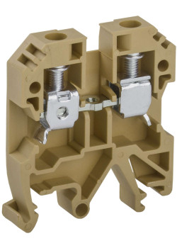 Клемма винтовая КВИ-6мм2 желтая IEK