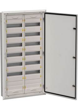 TITAN 5 Корпус металлический ЩРв-168 (2х84) 1130х625х130мм IP31 серый (одна дверь) IEK