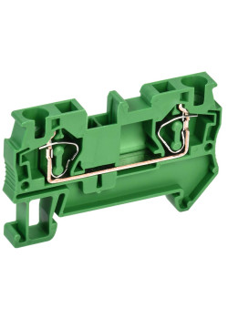 Клемма пружинная КПИ 2в-4 41А зеленая IEK