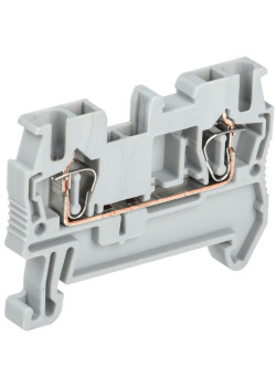 Клемма пружинная КПИ 2в-2,5 31А серая IEK