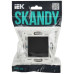 SKANDY Выключатель 1-клавишный 10А SK-V01Bl черный IEK