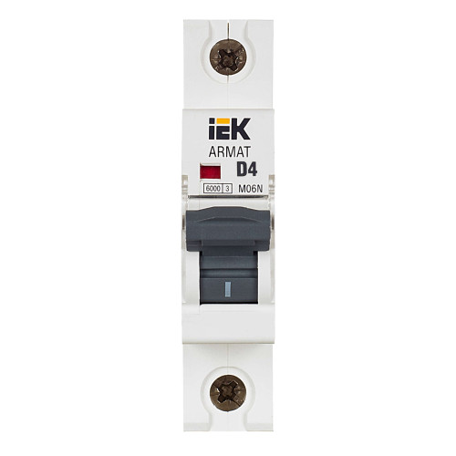 ARMAT Автоматический выключатель M06N 1P D 4А IEK