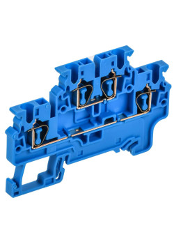 ARMAFIX Клемма пружинная 2 уровня CXDL2.5 BU IEK