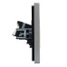 FORTE&PIANO Розетка компьютерная двойная RJ45 кат.5E FP533 сталь IEK