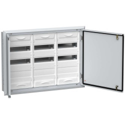 TITAN 5 Корпус металлический ЩРв-108 (3х36) 630х885х130мм IP31 белый (две двери) IEK