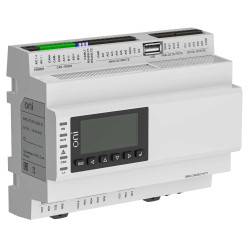 ПЛК для HVAC систем модуль ЦПУ с 5DI 7DO 6AI 3AO LCD экраном 2 портами RS485 и 1 портом Ethernet память для программ пользователя 1Мб ONI