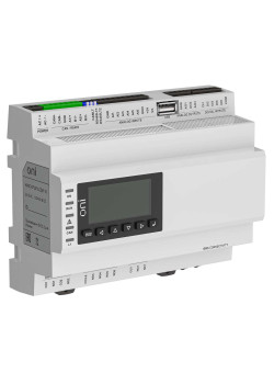 ПЛК для HVAC систем модуль ЦПУ с 5DI 7DO 6AI 3AO LCD экраном 2 портами RS485 и 1 портом Ethernet память для программ пользователя 1Мб ONI