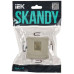 SKANDY Розетка компьютерная RJ45 кат.6 SK-K02B бежевый IEK