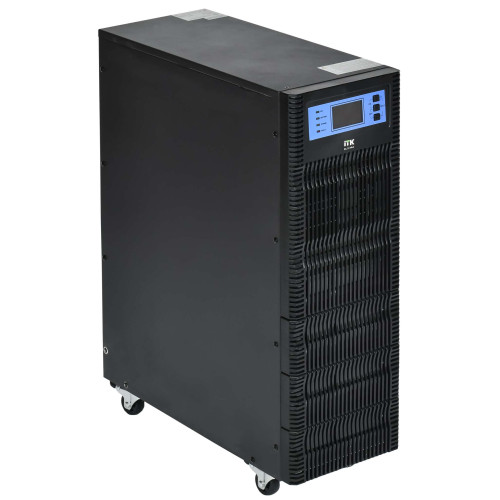 ITK ELECTRA OT ИБП однофазный онлайн 6кВА/6кВт LCD дисплей 192-240VDC клеммная колодка c АКБ 16х7AH USB EPO RS232 SNMP слот Tower