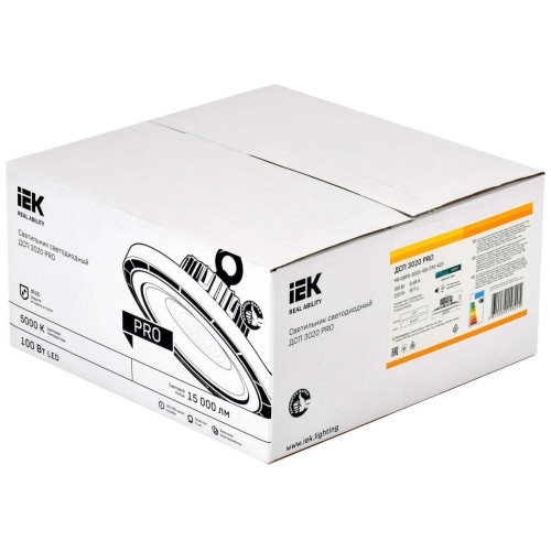 PRO Светильник ДСП 3020 100Вт 90гр 5000К IP65 IEK