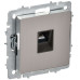BRITE Розетка компьютерная RJ45 кат.6 РК11-БрГН металл хром/никель IEK BRITE Розетка компьютерная RJ45 кат.6 РК11-БрГН металл хром/никель IEK
