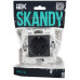 SKANDY Розетка с заземлением с защитными шторками 16А безвинтовое крепление SK-R06G графит IEK