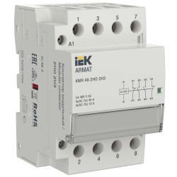 ARMAT Контактор модульный KMR 40А 24В AC/DC 2НО 2НЗ IEK