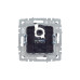 BRITE Розетка компьютерная RJ45 кат.5E РК10-БрС сталь IEK