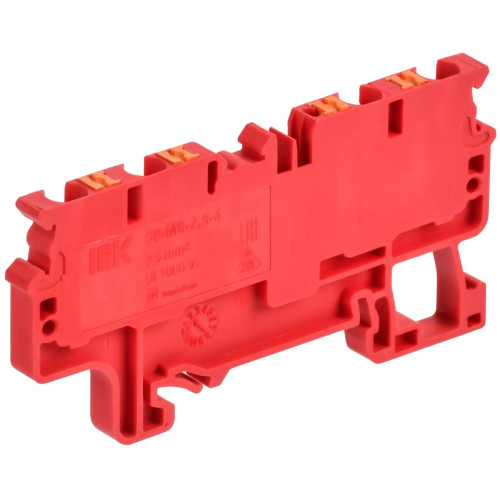 ARMAFIX Клемма пружинная Push In CP-MC 4 вывода 2,5мм2 красная IEK