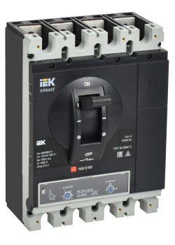 ARMAT Автоматический выключатель в литом корпусе 4P типоразмер H 150кА 250А расцепитель термомагнитный регулируемый IEK