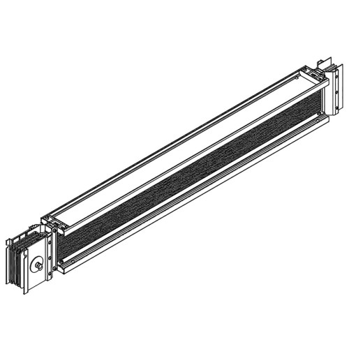 LINEBAR Секция прямая 1000-1990мм 630А Al 3L+N+PER некрашеная IP55 транспортировочная IEK
