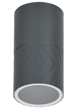 Светильник уличный 5110 потолочный под лампу GU10 IP65 серый IEK