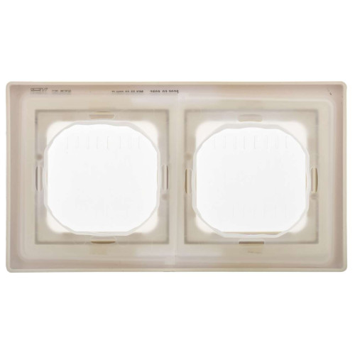 FLITE Рамка 2-местная IP55 Рпро-2-55-ФлСл сливочный IEK