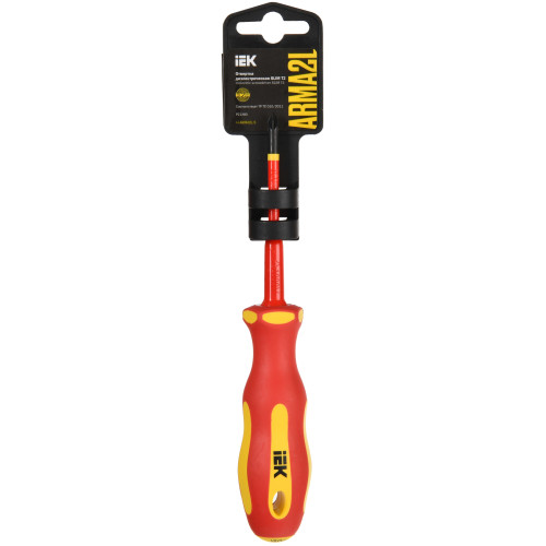 ARMA2L 5 Отвертка диэлектрическая SLIM PZ1х80 Т2 IEK