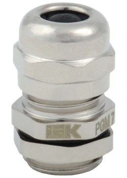 Сальник PGM 7 металлический диаметр проводника 3-6мм IP68 IEK