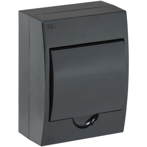 KREPTA 3 Корпус пластиковый ЩРН-П-6 IP41 черная дверь черный IEK
