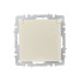 BRITE Розетка 1-местная с заземлением с защитными шторками и крышкой 16А IP20 РСбш10-3-БрКр бежевый IEK