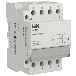 ARMAT Контактор модульный KMR 63А 24В AC/DC 2НО 2НЗ IEK