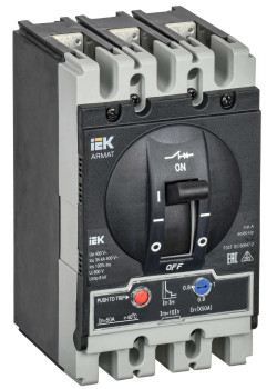 ARMAT Автоматический выключатель в литом корпусе 3P типоразмер S 35кА 50А расцепитель термомагнитный регулируемый IEK