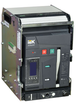 ARMAT AR-A2C TY16 3P W HR/VR Выключатель автоматический воздушный 55кА расцепитель TY 1600А 3P выдвижной с аксессуарами ~220-240В: реле отключения, реле включения, моторный привод IEK