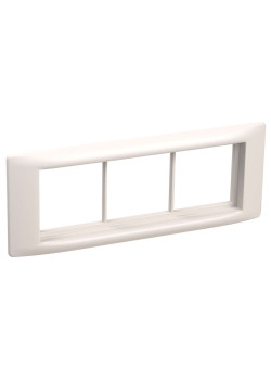 PRIMER Рамка и суппорт на 6 модулей 60мм для кабель-каналов 80х40 и 150х60 белый IEK