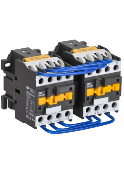 Контактор КМИ-22530 реверс 25А 230В/АС3 2NO IEK